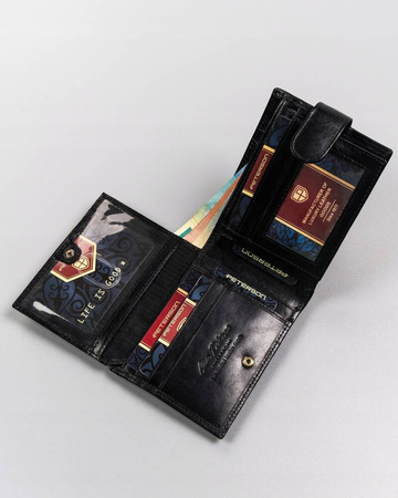 Große Herren Geldbörse aus echtem Leder mit RFID-Schutz – Peterson