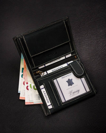 Klassische, große Herren Geldbörse aus echtem Leder – Always Wild