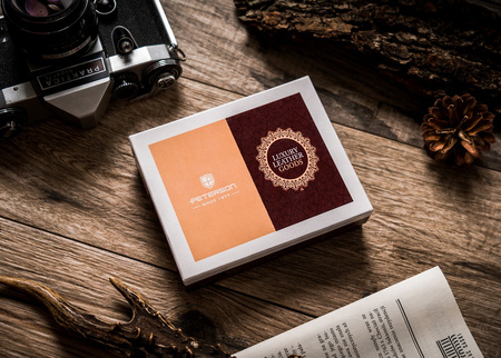 Zweifarbige Herren Geldbörse aus Leder – Peterson