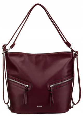 Klassische, geräumige Damentasche aus Öko-Leder – Rovicky