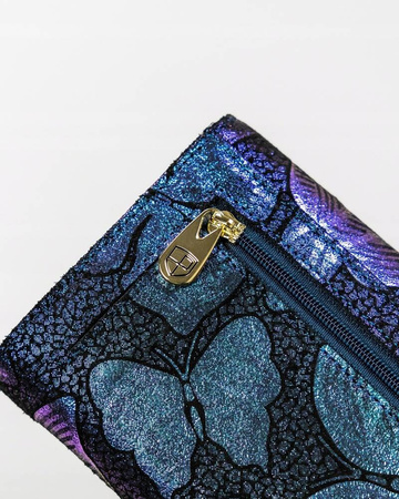 Große Damen-Geldbörse aus Naturleder mit Druckknopf - Peterson