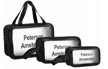 Set aus drei wasserdichten Kosmetiktaschen – Peterson