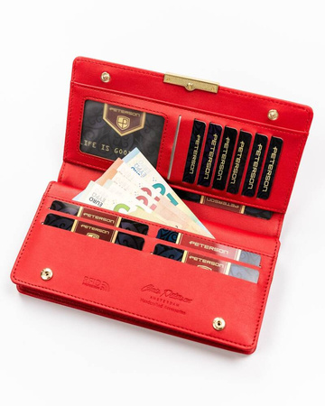 Große Damen Geldbörse aus Öko-Leder – Peterson