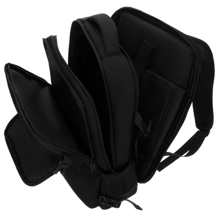 Reise-Rucksack aus Polyester in Schwarz mit Laptopfach - Peterson