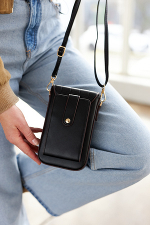 Mini Damen Umhängetasche-Portemonnaie aus Öko-Leder – Peterson