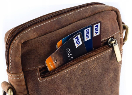 Herren Umhängetasche aus Leder – Always Wild