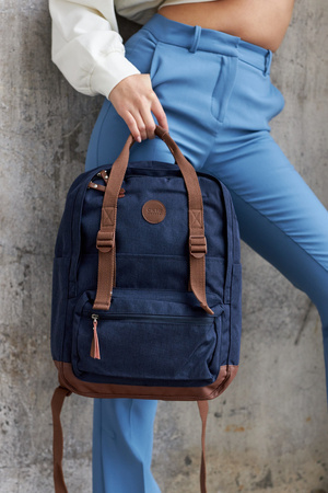 Großer City Rucksack mit Laptopfach – Himawari