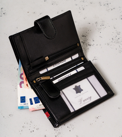 Elegante Herren Geldbörse aus hochwertigem Leder – Rovicky