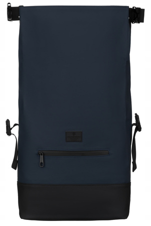 Dunkelblauer Sport-Rucksack mit atmungsaktivem Rückenmaterial – Peterson