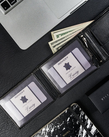 Herren Geldbörse groß, querformatig aus Leder – Ronaldo