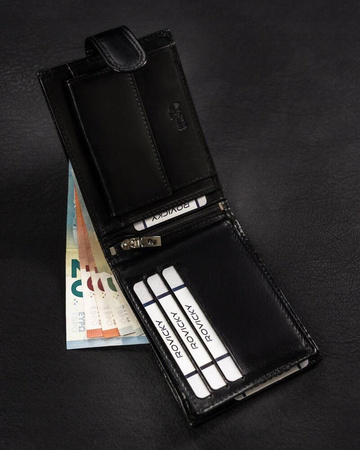 Große Herren Geldbörse aus echtem Leder – Rovicky