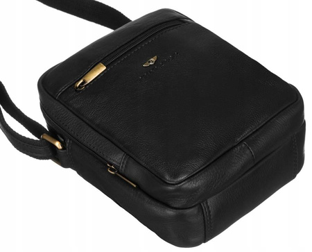 Herren Umhängetasche aus echtem Leder – Peterson