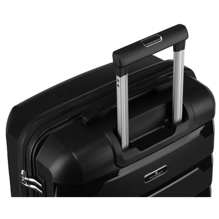 Kofferset in Schwarz aus Polypropylen mit Zahlenschlössern - Peterson