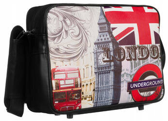 Geräumige, jugendliche Umhängetasche mit breitem Gurt – Loren