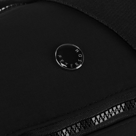 Geräumige Damen Gürteltasche aus Polyester in Schwarz – Peterson