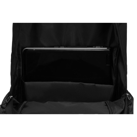 Schwarzer Wanderrucksack aus Polyester mit verstellbaren Trägern – Peterson