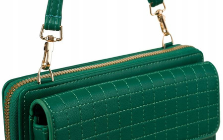 Elegante Mini Damen Handtasche-Geldbörse mit langem, abnehmbarem Riemen – 4U Cavaldi