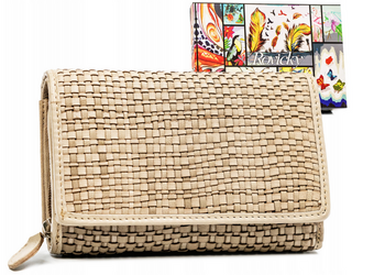 Elegante Damen Geldbörse aus Echtleder – Rovicky