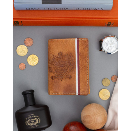 Große Herren Geldbörse aus Nubukleder