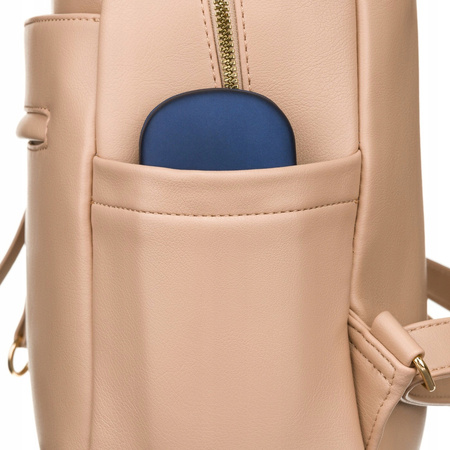 Städtischer, geräumiger Damen Rucksack aus Öko-Leder – Peterson