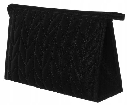 Organizer für Kosmetik in Schwarz mit Innentaschen – Peterson