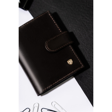 Klassisches Dokumentenetui mit Druckknopf – Rovicky