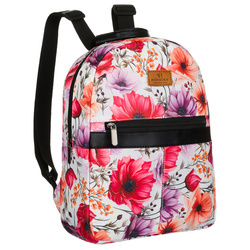 Multicolor Damen Rucksack mit Blumenmuster und verstellbaren Schultergurten – Rovicky