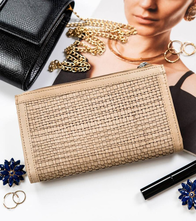 Große Damen Geldbörse aus Echtleder – Rovicky