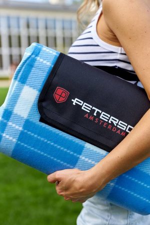 Picknickdecke aus Stoff mit wasserdichter Isolierung – Peterson