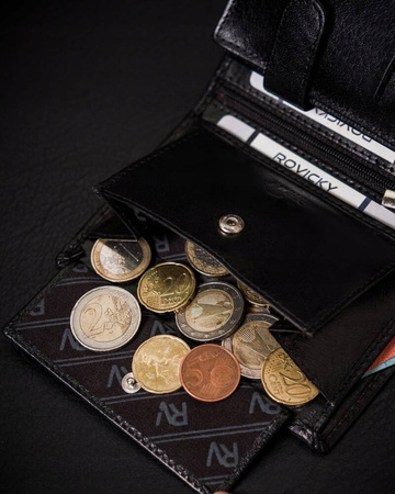 Erweiterte Herren Geldbörse aus echtem Leder mit RFID-Schutz – Rovicky