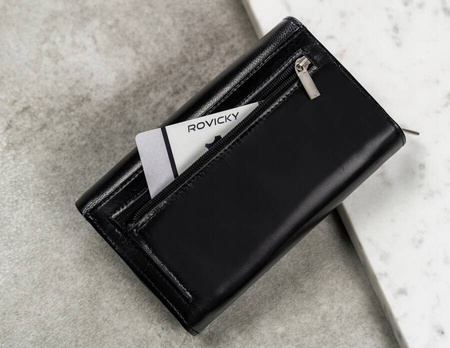 Große Damen Geldbörse aus Leder mit RFID Schutz – 4U Cavaldi