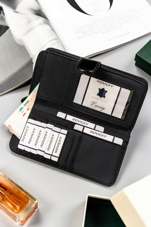 Geräumige große Damen Geldbörse aus Öko-Leder – 4U Cavaldi