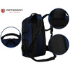 Wanderrucksack aus Polyester in Marineblau-Schwarz – Peterson