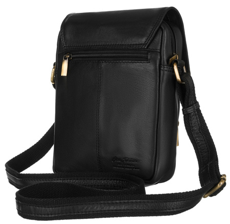 Herren Schultertasche aus Leder – Peterson