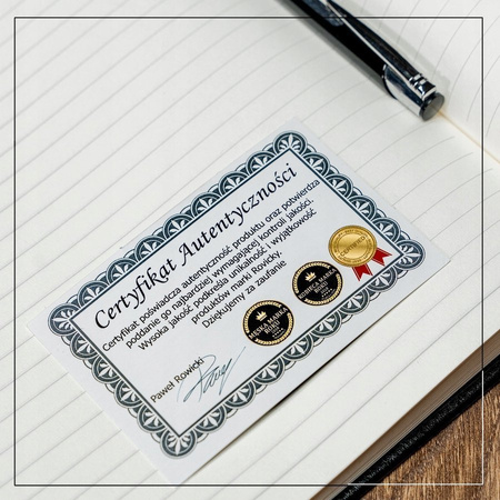 Herren Geldbörse hochkant, zweifarbig aus Leder – Rovicky