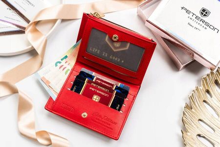 Kleine Damen Geldbörse aus Öko-Leder – Peterson