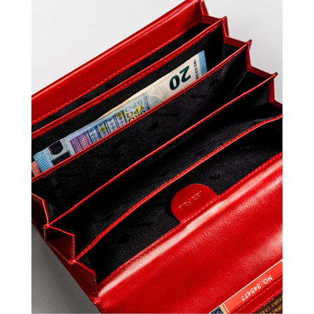 Damen Geldbörse mit RFID-Schutz aus Echtleder – Peterson