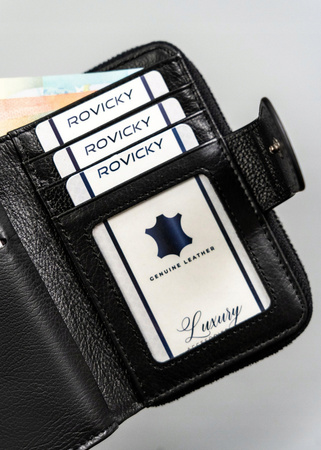 Vertikale Damen Geldbörse aus echtem Leder – 4U Cavaldi