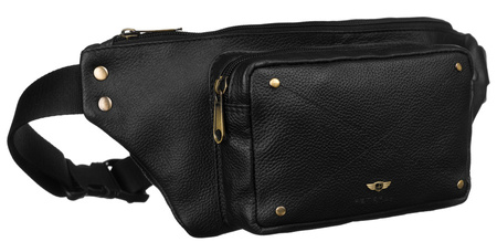 Leder Gürteltasche mit Fächern – Peterson