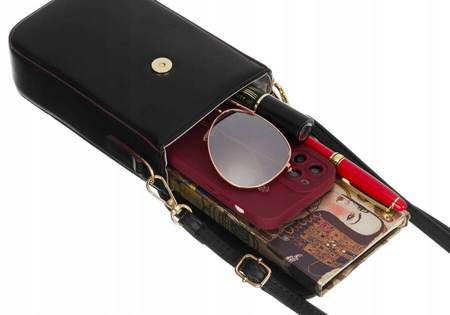 Mini Damen Umhängetasche-Portemonnaie aus Öko-Leder – Peterson