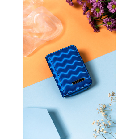 Kleine Damen Geldbörse aus Leder mit Wellenmuster – Lorenti
