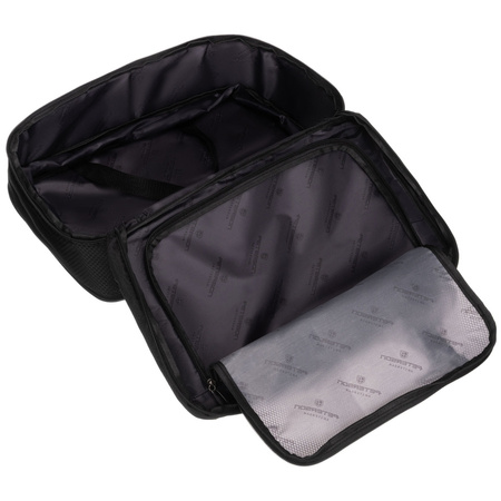 Reise-Rucksack aus schwarzem Polyester, ideal als Handgepäck – Peterson