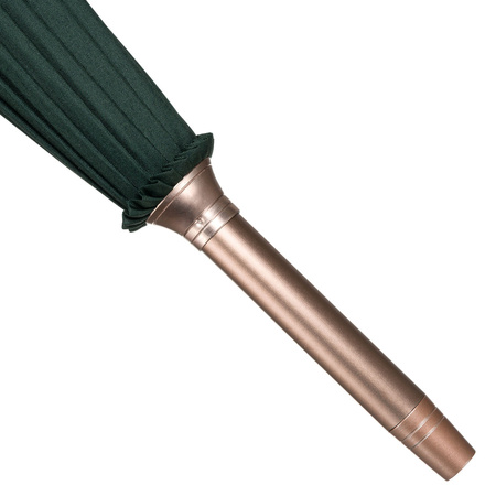 Eleganter, grüner Regenschirm mit großer Spannweite – Peterson