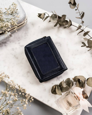 Kompakte Damen Geldbörse aus Leder – Rovicky