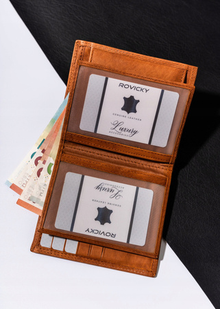 Große Herren Geldbörse aus Leder – Always Wild