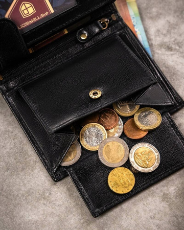 Geschenkset: Elegante Herren Geldbörse aus Leder und Schlüsselanhänger – Peterson