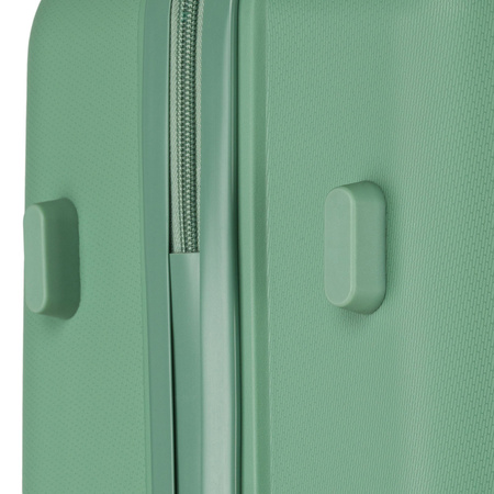Peterson - Set aus Reisekoffern aus ABS-Kunststoff in Grün