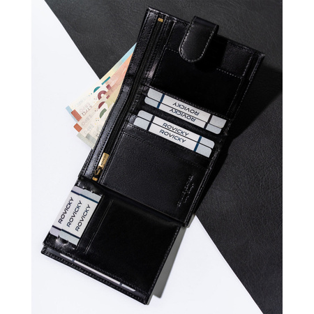 Klassische Herren Geldbörse für Karten mit RFID – Rovicky