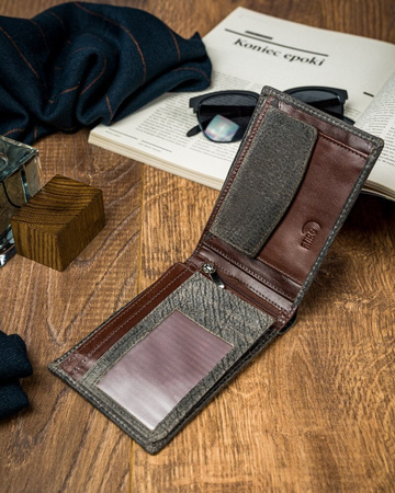 Herren Geldbörse bunt aus Echtleder – Forever Young