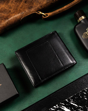 Geschenkset: Herren Geldbörse aus Leder und Schlüsselanhänger – Peterson